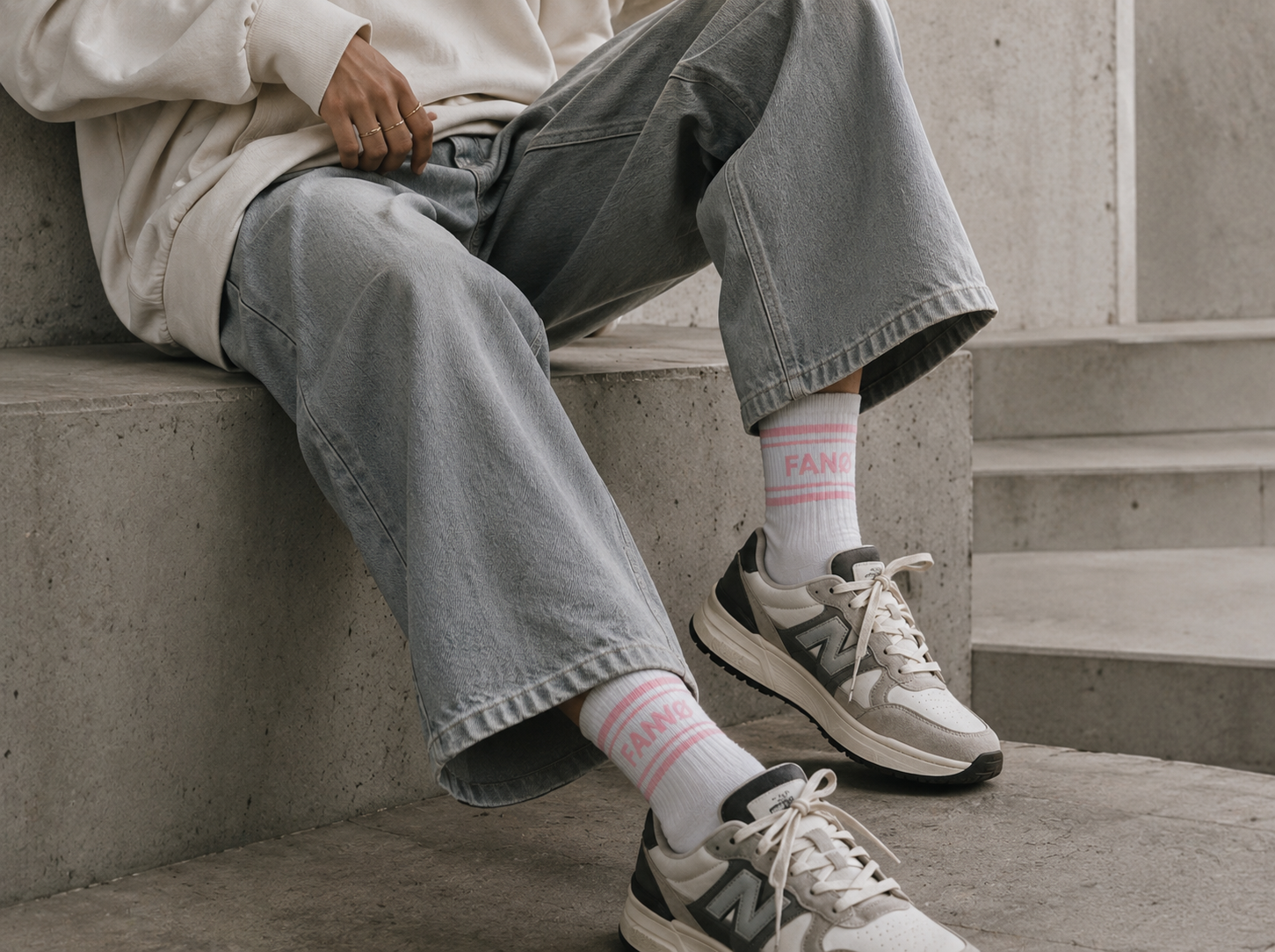 CitySok, Fanø strømpe i pink